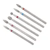 6pcs/paquet Kit de forets en acier inoxydable pour ongles Voir les images du produit 1