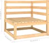 vidaXL 4-tlg. Garten-Lounge-Set mit Kissen Kiefer Produktbild-Vorschau 7