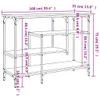 vidaXL Konsolentisch mit Ablagen Sonoma-Eiche 100x35x75 cm Produktbild-Vorschau 10