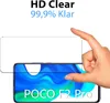 A hand is shown applying a screen protector to a smartphone. Produktbild-Vorschau
