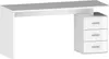 Dmora Schreibtisch Abisse 160x60x75h cm Hochglanz Weiß, Produktbild-Vorschau 1