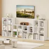 COSTWAY Bücherregal aus Holz, Bücherschrank mit 4 Fächern, Produktbild-Vorschau 8