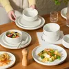 18 tlg Geschirrset aus Porzellan, Kombiservice für 6 Produktbild-Vorschau 4