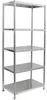 Estantería metálica Salva, acero inoxidable, 5 niveles, Vista previa de la imagen del producto 10