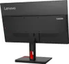 The back of a black Lenovo ThinkVision monitor on a white background. Podgląd zdjęcia produktu
