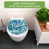 banjado Familien WC Sitz weiß mit Absenkautomatik und Motiv Produktbild-Vorschau 2