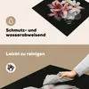 KitchenYeah© Herdabdeckplatte Blumen - Rosa - Schwarz - Produktbild-Vorschau 4