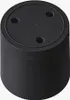 A black cylindrical pot with drainage holes on top. Podgląd zdjęcia produktu
