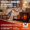 Elektrický krb 1000 - 2000W s dálkovým ovládáním | černý Náhled obrázku produktu 2