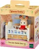Sylvanian Families Lapin en chocolat Bébé avec lit de bébé, Voir les images du produit 8