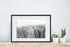 MuchoWow® Gerahmtes Poster Wald - Schnee - Winter - Produktbild-Vorschau 4