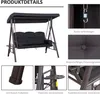 Outsunny 3-Sitzer Hollywoodschaukel Gartenschaukel mit Produktbild-Vorschau 5