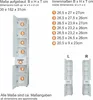 trendteam Bad Hochschrank Skin/Gloss/Line Weiß Produktbild-Vorschau 7