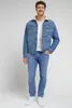 LEE Herren, Jeanshosen, Slim fit RIDER, W33 L34, Blau, Anteprima dell’immagine prodotto 4
