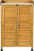 Gartenschrank aus Holz mit Rollen "Alexia" - 66 x 41 x 101 Produktbild-Vorschau 5