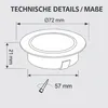 Cadre d'encastrement pour meuble G4 métal I noir Voir les images du produit 9