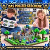 Magnetische Bausteine Polizei 150 Teile | Magnetwürfel für Produktbild-Vorschau 9