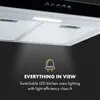 Klarstein Darya, nástěnná digestoř, EEK A, 60 cm, 310 m³/h Náhled obrázku produktu 5