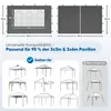 Sekey 2 Seitenteile für 3x3 /3x6m/3x9m pavillon mit Produktbild-Vorschau 3