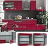 Armoire en verre Vicco Fame-Line Rouge bordeaux Haute Voir les images du produit 2