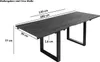 Baumkantentisch Akazie stonefarben 120 (200) x 90 cm Produktbild-Vorschau 10