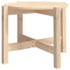 Tavolino Ø 62,5x45 cm in legno di pino massiccio Anteprima dell’immagine prodotto 1