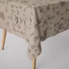 SCHÖNER LEBEN. Tischdecke Engel Rosen Vogel natur schwarz Produktbild-Vorschau 1
