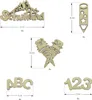 Oblique Unique Schulkind Holz Konfetti Set mit 123 ABC Produktbild-Vorschau 2