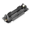A product shot of an electronic development board with a battery holder. Produktbild-Vorschau