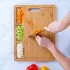 Tagliere da Cucina in Legno di Bambù con Scanalatura per Anteprima dell’immagine prodotto 3