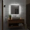 Rechteckiger LED-Spiegel 100x100 cm für Schlafzimmer, Produktbild-Vorschau 6