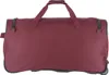 A maroon travel bag with wheels and handles is shown from the back. Náhľad obrázku produktu