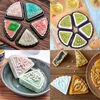 Mooncake Mould Press 50 g 11 razítek Květiny Trojúhelníková Náhled obrázku produktu 4