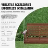Balançoire hollywoodienne en bois de cèdre - Balançoire de Voir les images du produit 5