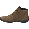 A side view of a brown leather boot. Podgląd zdjęcia produktu