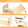 Wandregal, 3er Set Schweberegale Regal, Bücherregal, Produktbild-Vorschau 5