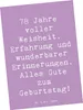 Mr. & Mrs. Panda Postkarte Spruch 78. Geburtstag - Produktbild-Vorschau 1