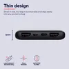 A power bank with its dimensions and features highlighted. Produktbild-Vorschau