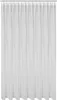 A white sheer curtain hanging vertically. Podgląd zdjęcia produktu