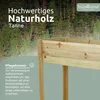 holz4home® Hochbeet inkl. Vlies-, Einlegevlies Naturholz Produktbild-Vorschau 3