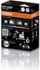 The image shows the retail packaging of OSRAM H7-LED headlights. Produktbild-Vorschau