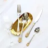 Mäander Besteck Set 6 Personen 24 Teilig Gold Besteckset Produktbild-Vorschau 7