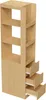 Merax schmales 200 cm Bücherregal mit 3 offenen Fächern und Produktbild-Vorschau 7