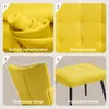 HOMCOM Schaukelstuhl Schwingsessel mit Hocker Relaxsessel Produktbild-Vorschau 5