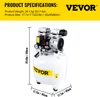 VEVOR Cichy kompresor szeptany 35L Kompresor powietrza Podgląd zdjęcia produktu 7