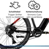 Zündapp Z808 E Bike Mountainbike 29 Zoll schwarz orange Produktbild-Vorschau 7