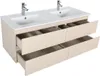 SORRENTO 120 cm Doppelwaschtisch mit Keramikarbeitsplatte Produktbild-Vorschau 2