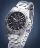 A close-up studio shot of a silver Festina men's watch with a black dial. Náhled obrázku produktu