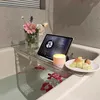 Badewannenablage Badewannentablett, Ausziehbare, Badewannen Produktbild-Vorschau 8