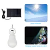2STK LED Solar Lampe Glühbirne 3W Solarleuchte Campinglampe Produktbild-Vorschau 4